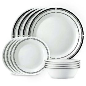 Brasserie 12-pc Dinnerware Set, Serves 4